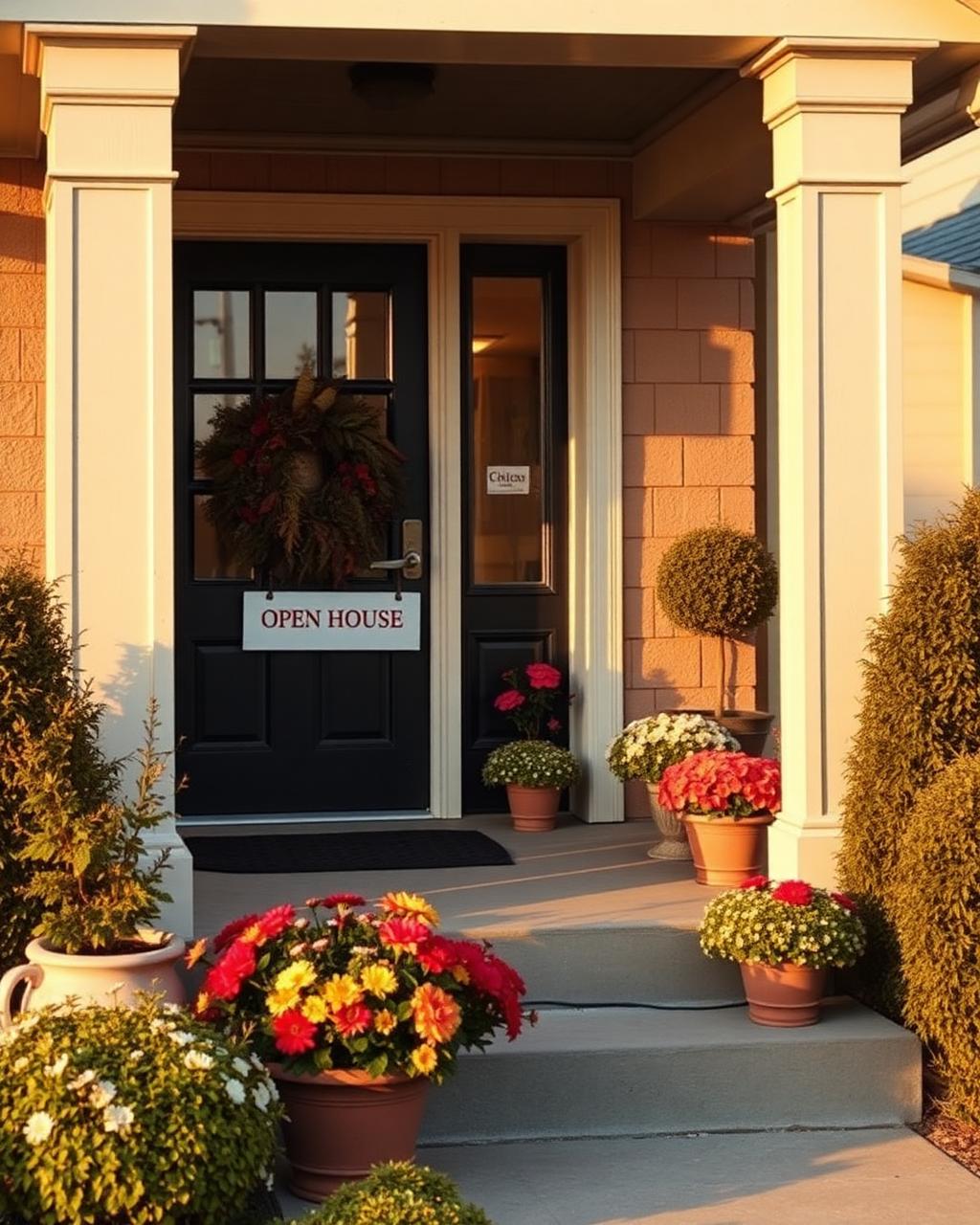 Open house sign on a Toronto-area porch